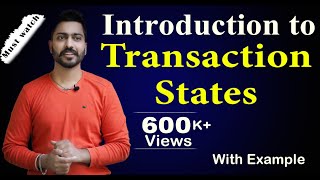 Lec75 Transaction States  Database Management System [upl. by Siuqram375]