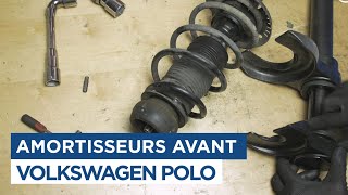 Changer les amortisseurs avant  Volkswagen Polo 5 [upl. by Jade]