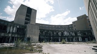 Almost Busted Exploring a Huge Abandoned Hospital [upl. by Lawlor806]