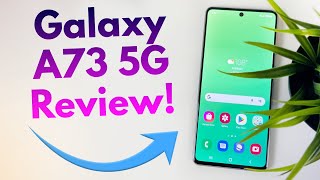 Samsung Galaxy A73 5G  Complete Review [upl. by Eenalem156]