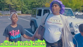 DON’T WEAR THAT BONNET  Embarrassed of Our Mom 😩 Kinigra Deon Skits [upl. by Ellehcir]