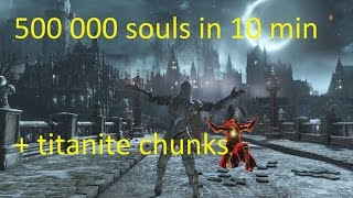 Dark souls 3 soul farming  TITANITE CHUNKS [upl. by Asenej]