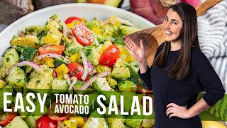 Tomato Avocado Salad [upl. by Licastro]