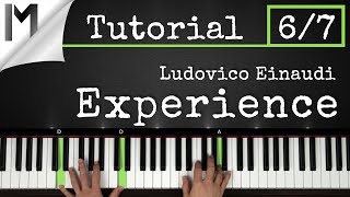 Experience  Ludovico Einaudi  Full Piano Tutorial Part 67 [upl. by Crooks461]