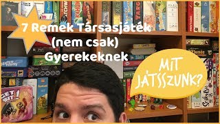 7 Remek Társasjáték nem csak Gyerekeknek [upl. by Janifer]