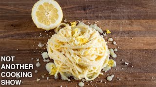 PASTA AL LIMONE pasta with lemon and butter [upl. by Nairehs463]