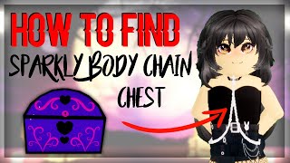 Royale High  HOW TO FIND Sparkly Body Chain Chest in Halloween 2020 Maze [upl. by Siloam445]