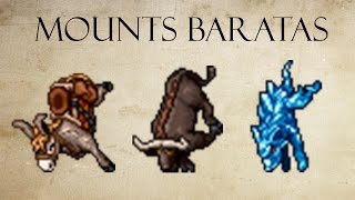 Tibia  As 3 montarias mais baratas e fáceis do Tibia [upl. by Llenahs370]