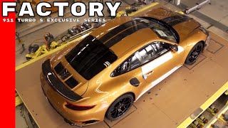 Porsche 911 Turbo S Exclusive Series Factory [upl. by Zendah]