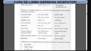 Curs de limba Germana incepatori temadictionar Lectia 1 [upl. by Khoury]