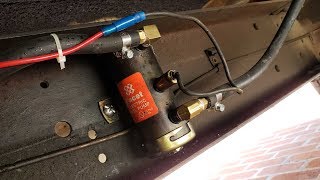 Installing an electric fuel pump [upl. by Varney]