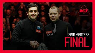 OSullivan vs Hawkins Final In FULL 🍿  Masters 2016 [upl. by Adnerol]