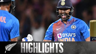 Sharma Stars In Thriller  SUPER OVER REPLAY  BLACKCAPS v India  3rd T20 2020 [upl. by Natam]