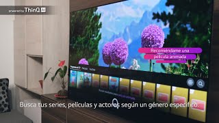 Televisores LG con ThinQ AI Inteligencia Artificial [upl. by Eniaral]