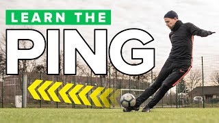 LEARN THE quotPINGquot  Long pass football skills tutorial [upl. by Morey347]