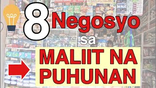 8 Negosyo sa Maliit na Puhunan – Negosyo Tips and Ideas [upl. by Aicak464]