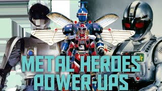 Metal Heroes PowerUps Jiban Blue Swat Exceedraft and BFighter MOST VIEWED VIDEO [upl. by Einneg]