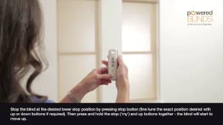 Motorised Roller Blind  Reset Procedure [upl. by Deni205]