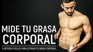 Cómo medir la GRASA CORPORAL  3 MÉTODOS PARA HOMBRES [upl. by Georgi]