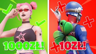 😱KONTO FORTNITE ZA 10ZŁ VS 1000ZŁ Z ALLEGRO [upl. by Kutzer]