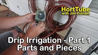 How to Install Drip Irrigation  Part 1 The Basic Pieces and Parts [upl. by Justinn198]