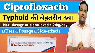 Ciprofloxacin tablet UseDosageSide effectsCiproCiploxAlciproCipran [upl. by Enel]