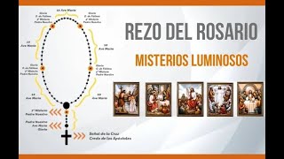 SANTO ROSARIO MISTERIOS LUMINOSOS jueves Adaptar velocidad [upl. by Redmond474]