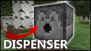 How To Use A DISPENSER IN Minecraft [upl. by Lukash]