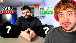 SACOLA MISTERIOSA CARA vs SACOLA MISTERIOSA BARATA  React Thiago Quatroque [upl. by Anikat]