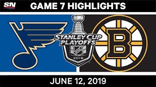 NHL Highlights  Blues vs Bruins Game 7 – June 12 2019 [upl. by Sorrows]