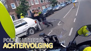 Achtervolging door politie Utrecht in de stad  Politievlogger JanWillem [upl. by Devondra]