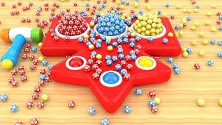 Learn Shapes with Color balls and Hammer Educational Toys [upl. by Nosnor]