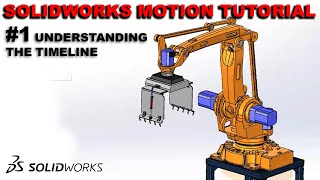 SOLIDWORKS Motion Tutorial Series 1  Understanding the Timeline [upl. by Aicyle]