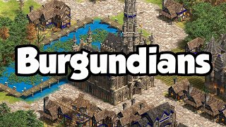 Burgundian overview AoE2 [upl. by Ahsinot]