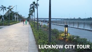 Lucknow City Tour  Beautiful Gomti River Front [upl. by Arayt]