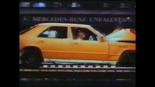 Mercedes Benz W124 Crash Test [upl. by Dracir]