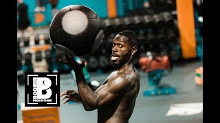 Antonio Brown Trains Late Night In Oakland Full Workout [upl. by Arakihc]