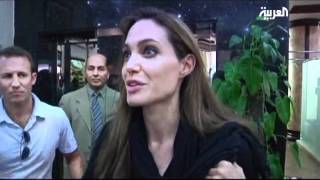 Angelina Jolie Visits Libya [upl. by Lynad861]