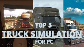 Top 5 truck simulation games for pc  2024 high graphics [upl. by Hans]