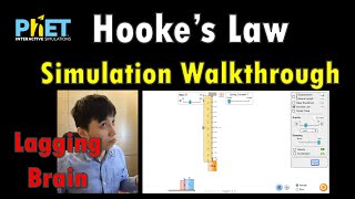 Hookes Law Simulation Walkthrough  PhET Virtual Lab Explained [upl. by Arber]