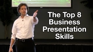 Business Presentation Tips  The Top 8 Business Presentation Skills [upl. by Schwarz775]