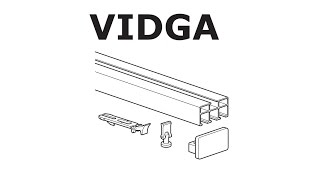 HOW TO INSTALL IKEA VIDGA RAIL TRIPLE TRACK [upl. by Ainimreh371]