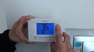 Braeburn Thermostat How To [upl. by Animrac]