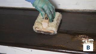 How to Refinish Wood Stairs  Polyurethane Finish [upl. by Idisahc]