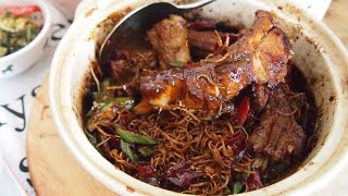 SUPER EASY Dry Bak Kut Teh 干炒肉骨茶 Singapore Old Street BKT Inspired [upl. by Aihseya]