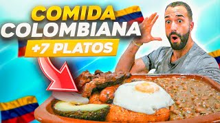 🇨🇴 Probando COMIDA TÍPICA COLOMBIANA por PRIMERA VEZ Tano Villar [upl. by Nivrek381]