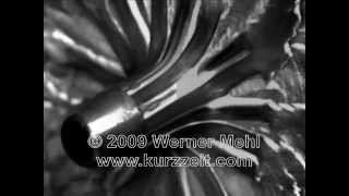 1 million fps Slow Motion video of bullet impacts made by Werner Mehl from Kurzzeit [upl. by Alek]