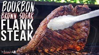 Epic Bourbon Flank Steak Recipe  SAM THE COOKING GUY 4K [upl. by Raveaux]