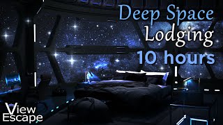 Deep Space Lodging  White and Grey Noise Ambience  Relaxing Sounds of Space Flight  10 HOURS [upl. by Eanehs]