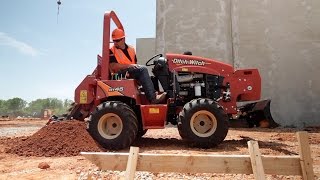 Ditch Witch RT45 RideOn Trencher [upl. by Maxine891]